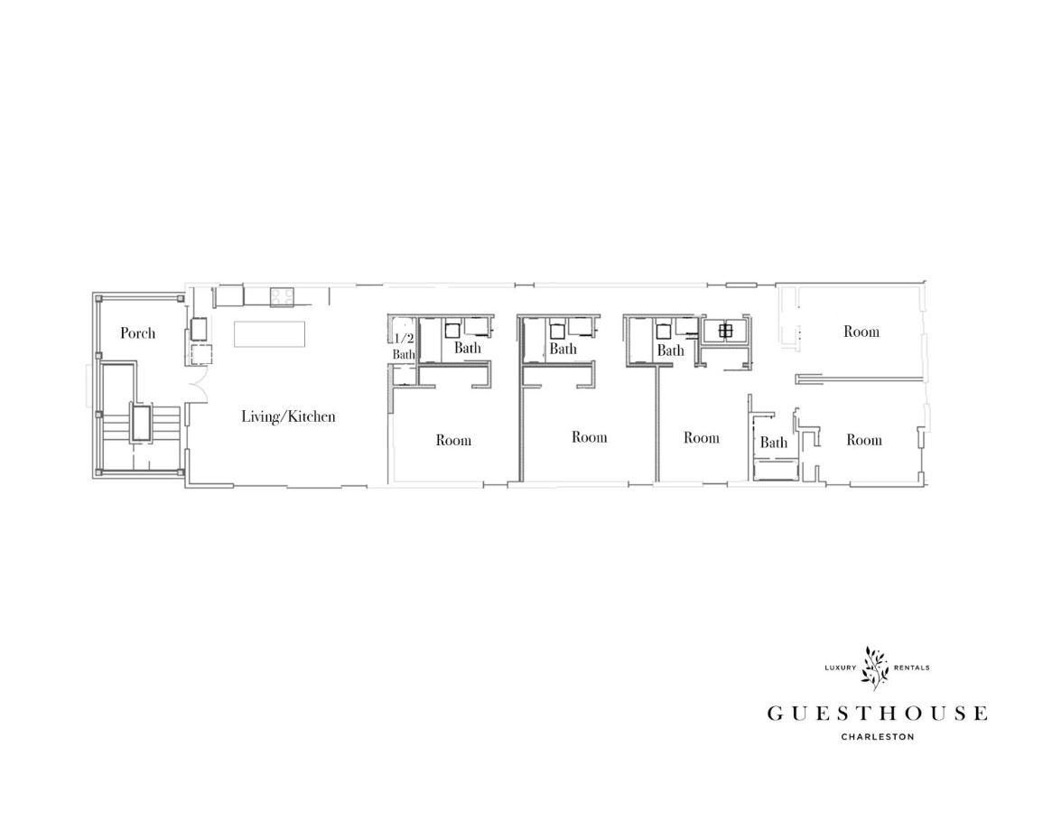 Guesthouse Charleston West 62 And 64 ภายนอก รูปภาพ